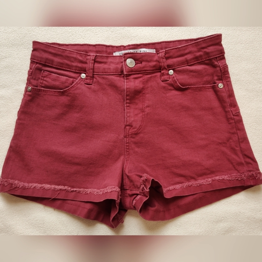 Celebrity Pink Red Jean shorts